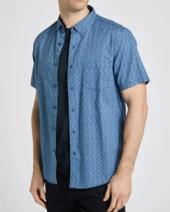 Fashion Dunnes Stores 100% Cotton Regular Fit Short-Sleeved Shirt