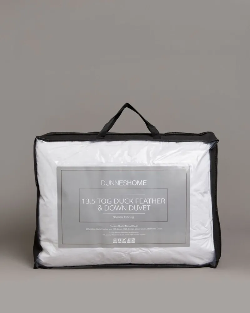 Fashion Dunnes Stores 13.5 Tog Duck Feather And Down Duvet - Double