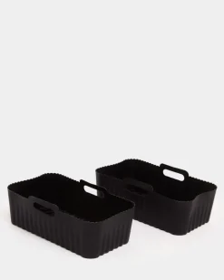 Clearance Dunnes Stores Air fryer Rectangular Tray - Pack of 2