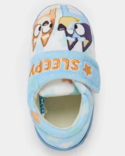 Best Dunnes Stores Baby Blue Bluey Slippers (Size 5 Infant-10)