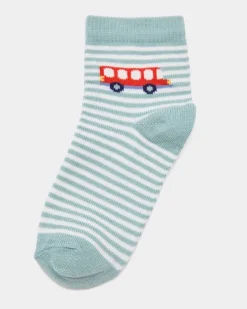 Outlet Dunnes Stores Baby Boys Design Socks - Pack Of 5