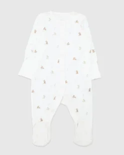 Sale Dunnes Stores Baby Cotton Sleepsuits - Pack Of 3 (Newborn-23 Months)
