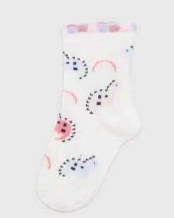 New Dunnes Stores Baby Girls Design Socks - Pack Of 5