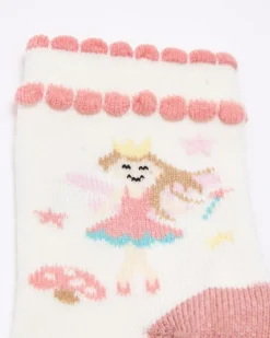 Hot Dunnes Stores Baby Girls Design Socks - Pack Of 5