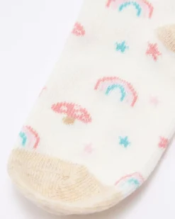 Hot Dunnes Stores Baby Girls Design Socks - Pack Of 5