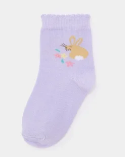 Sale Dunnes Stores Baby Girls Design Socks - Pack Of 5
