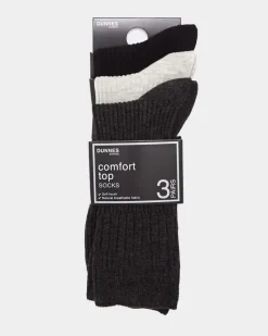 Fashion Dunnes Stores Bamboo Comfort Top Sock - Pack Of 3