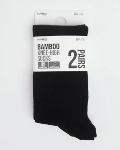 Sale Dunnes Stores Bamboo Knee High Socks - Pack Of 2