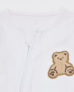 Best Dunnes Stores Bear Motif Two-Way Zip Sleepsuit (Newborn-12 Months)