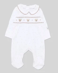 Online Dunnes Stores Bear Smock Sleepsuit (Newborn-12 Months)