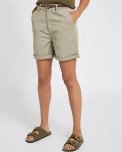 Outlet Dunnes Stores Belted Chino Shorts