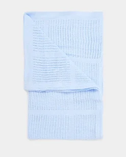 Sale Dunnes Stores Blue Cellular Blanket