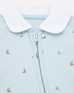 Discount Dunnes Stores Boat Two-Way-Zip Sleepsuit (Newborn-12 Months)