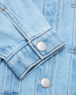 New Dunnes Stores Bow Denim Jacket (6 Months-5 Years)