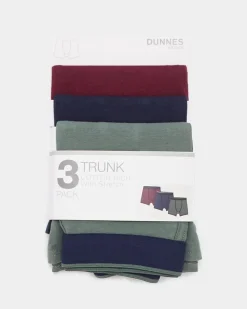New Dunnes Stores Boys Jersey Trunks - Pack Of 3 (2 - 10 years)