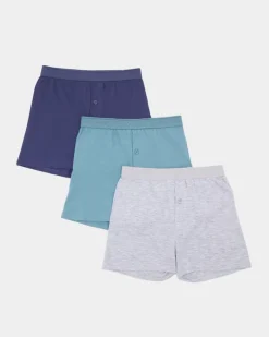 Online Dunnes Stores Boys Loose Fit Jersey Boxers - Pack Of 3 (3-14 Years)