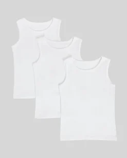 Online Dunnes Stores Boys Thermal Sleeveless Vest - Pack of 3 (2-14 Years)