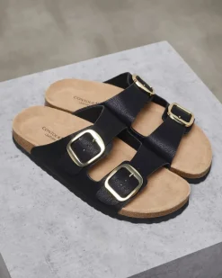 Online Dunnes Stores Buckle Footbed Sandals