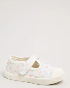 Hot Dunnes Stores Canvas Mary-Janes (Size 4 Infant-13)