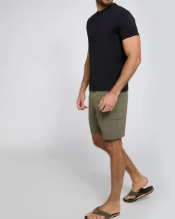 Discount Dunnes Stores Cargo Grid Fabric Swim Shorts