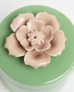 Discount Dunnes Stores Carolyn Donnelly Eclectic Large Ceramic Flower Candle