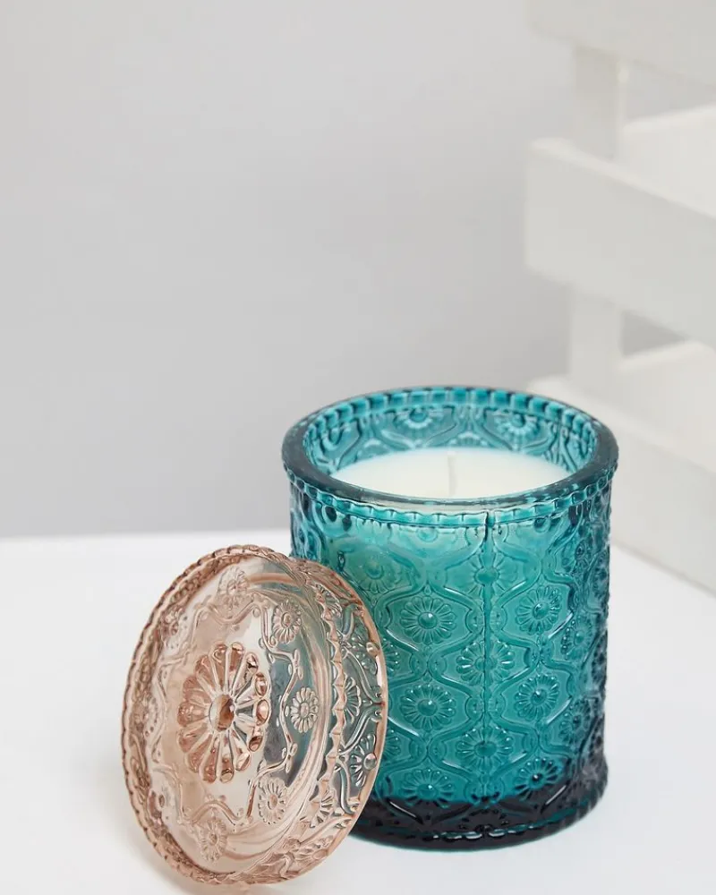 New Dunnes Stores Carolyn Donnelly Eclectic Glass Lid Candle