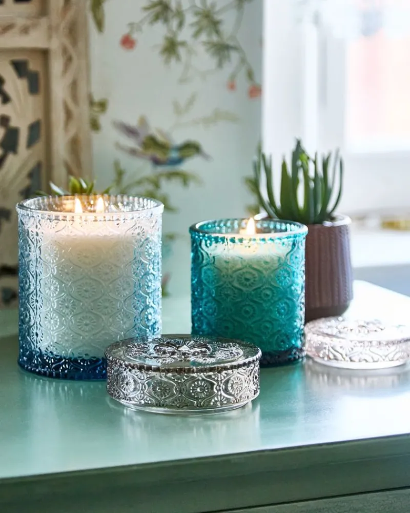 New Dunnes Stores Carolyn Donnelly Eclectic Glass Lid Candle