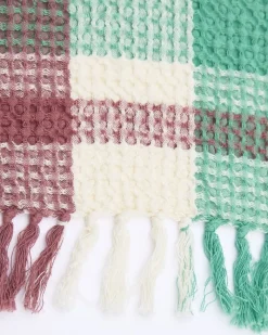 Clearance Dunnes Stores Carolyn Donnelly Eclectic Check Waffle Throw