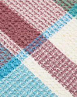 Clearance Dunnes Stores Carolyn Donnelly Eclectic Check Waffle Throw
