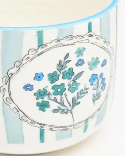 Clearance Dunnes Stores Carolyn Donnelly Eclectic Floral Stripe Mug
