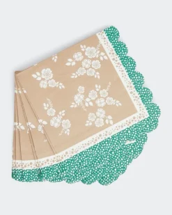 Online Dunnes Stores Carolyn Donnelly Eclectic Scalloped Paper Napkins - Pack Of 20