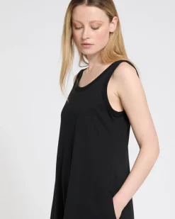 New Dunnes Stores Carolyn Donnelly The Edit Black Jersey Singlet Dress