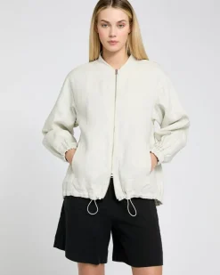 Discount Dunnes Stores Carolyn Donnelly The Edit Linen Bomber Jacket