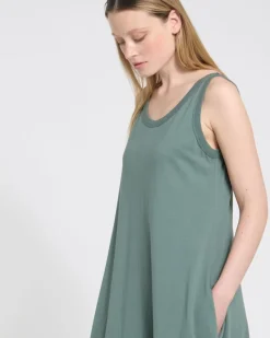 Outlet Dunnes Stores Carolyn Donnelly The Edit Khaki Jersey Singlet Dress