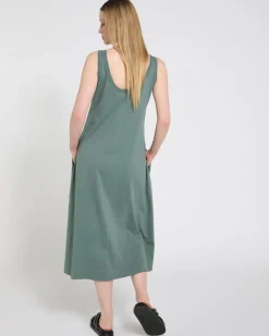Outlet Dunnes Stores Carolyn Donnelly The Edit Khaki Jersey Singlet Dress