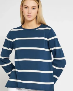 Fashion Dunnes Stores Carolyn Donnelly The Edit Cotton Stripe Knit Jumper