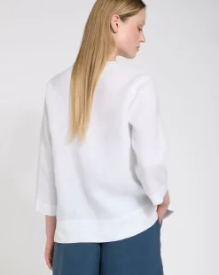 Hot Dunnes Stores Carolyn Donnelly The Edit Button Front Linen Top