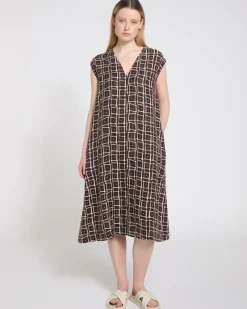 Fashion Dunnes Stores Carolyn Donnelly The Edit Printed Sleeveless Linen Dress