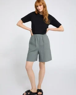 Fashion Dunnes Stores Carolyn Donnelly The Edit Khaki Linen Shorts