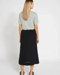 Online Dunnes Stores Carolyn Donnelly The Edit Black Linen Skirt