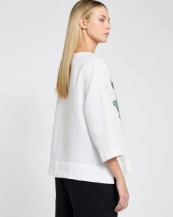 Clearance Dunnes Stores Carolyn Donnelly The Edit Placement Print Linen Top