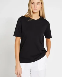Sale Dunnes Stores Carolyn Donnelly The Edit Black Cotton T-Shirt