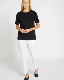 Sale Dunnes Stores Carolyn Donnelly The Edit Black Cotton T-Shirt