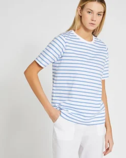 Online Dunnes Stores Carolyn Donnelly The Edit Stripe Cotton T-Shirt