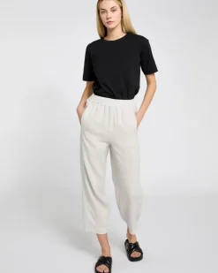 New Dunnes Stores Carolyn Donnelly The Edit Front Seam Linen Trousers