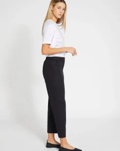Fashion Dunnes Stores Carolyn Donnelly The Edit Black Cotton Trousers