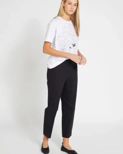 Fashion Dunnes Stores Carolyn Donnelly The Edit Black Cotton Trousers