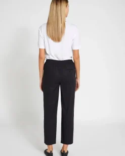Fashion Dunnes Stores Carolyn Donnelly The Edit Black Cotton Trousers