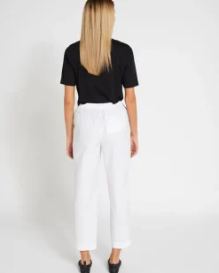 New Dunnes Stores Carolyn Donnelly The Edit White Cotton Trousers
