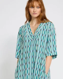 Sale Dunnes Stores Carolyn Donnelly The Edit Geometric Print Kaftan Dress